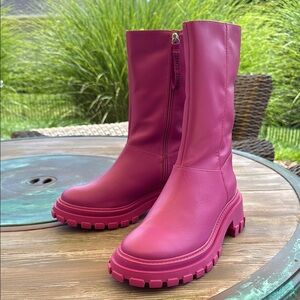 SCHUTZ Juany Lug Sole Rain Boots